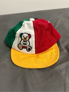 Hudson’s Bay Company Kids Colourblock Teddy Bear Baseball Cap – Adjustable